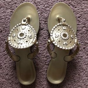 JACK ROGERS JELLY SANDAL size 7